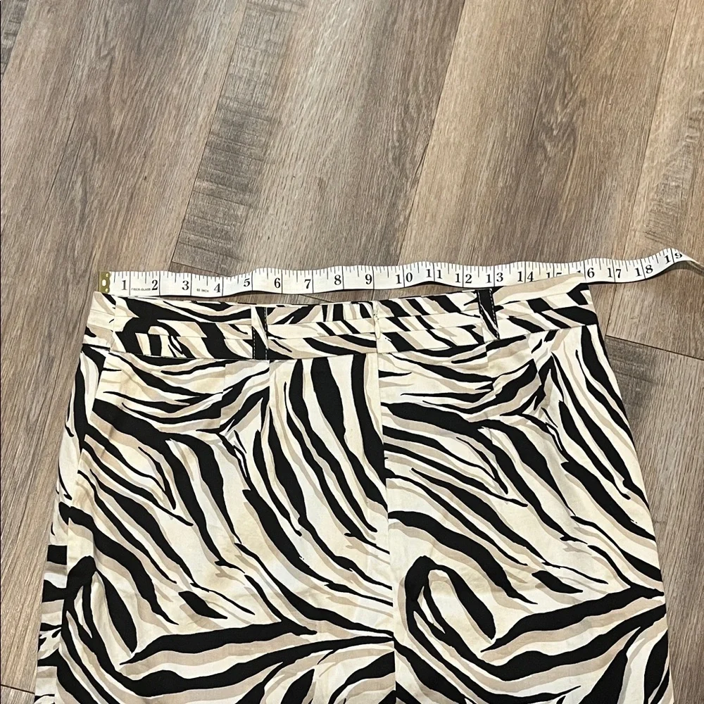 LOFT Zebra Print Pencil Skirt